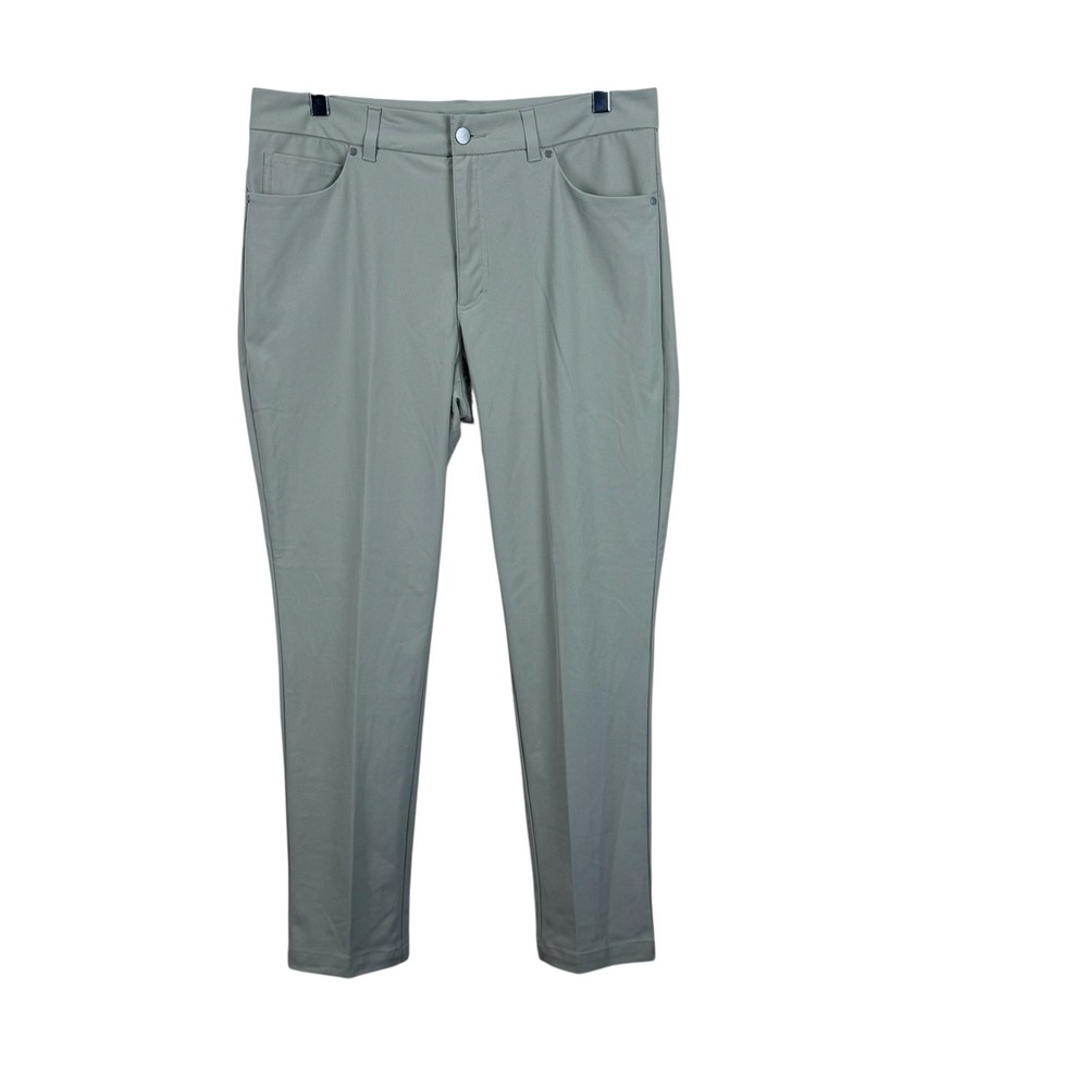 VRST Mens Limitless 5-Pocket Slim Fit Pants Khaki 34x30